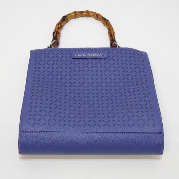 Dana Buchman Purse Faux Bone Cane Top Handle / Detachable Crossbody Strap NWOT - Picture 2 of 12